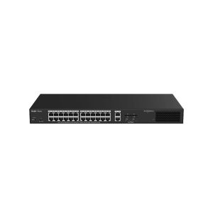 RG-ES228GS-LP : Reyee PoE Switch 250W มีการจัดการผ่านคลาวด์อัจฉริยะความเร็วระดับกิกะบิตจำนวน 28 พอร์ต